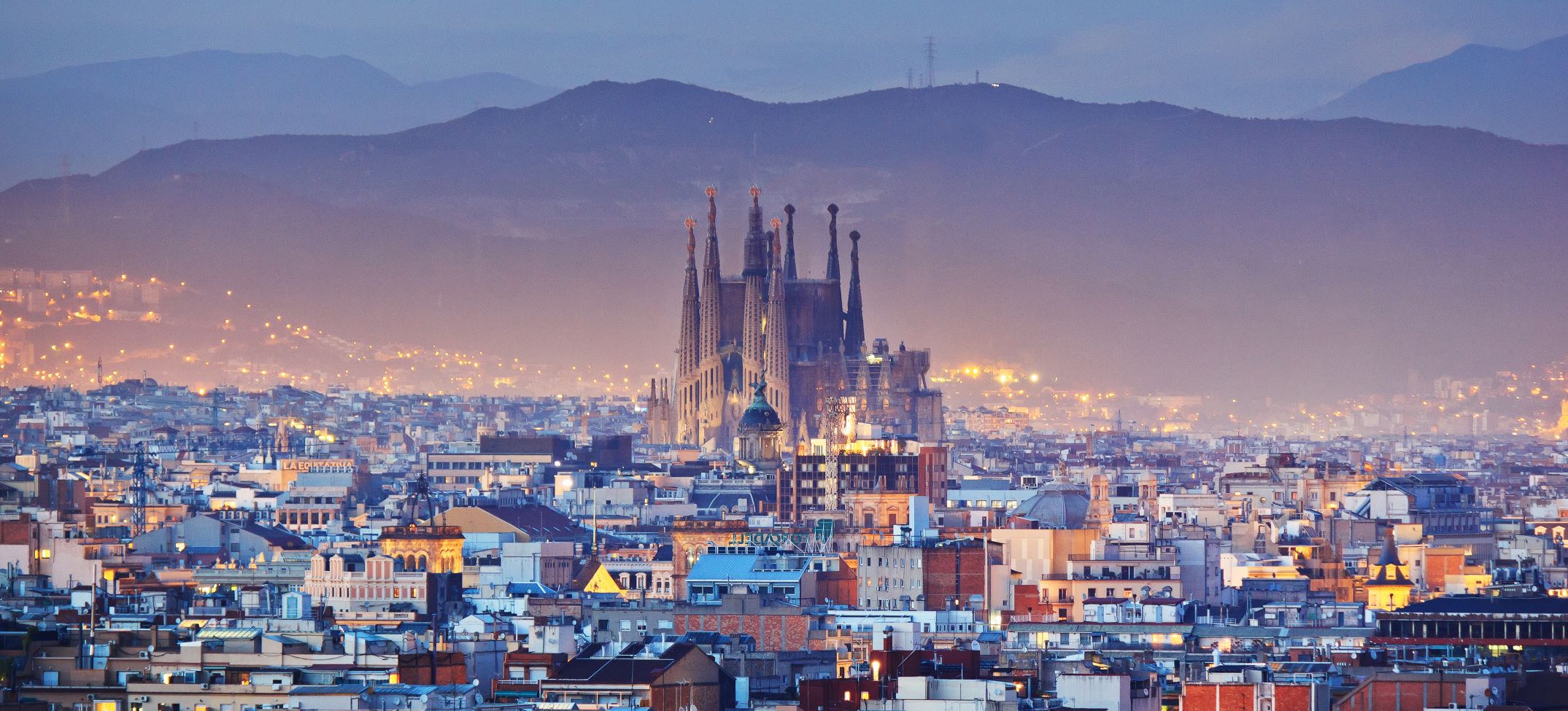 Vue sur Barcelone