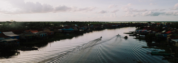 Le fleuve Mékong à Kampong Cham