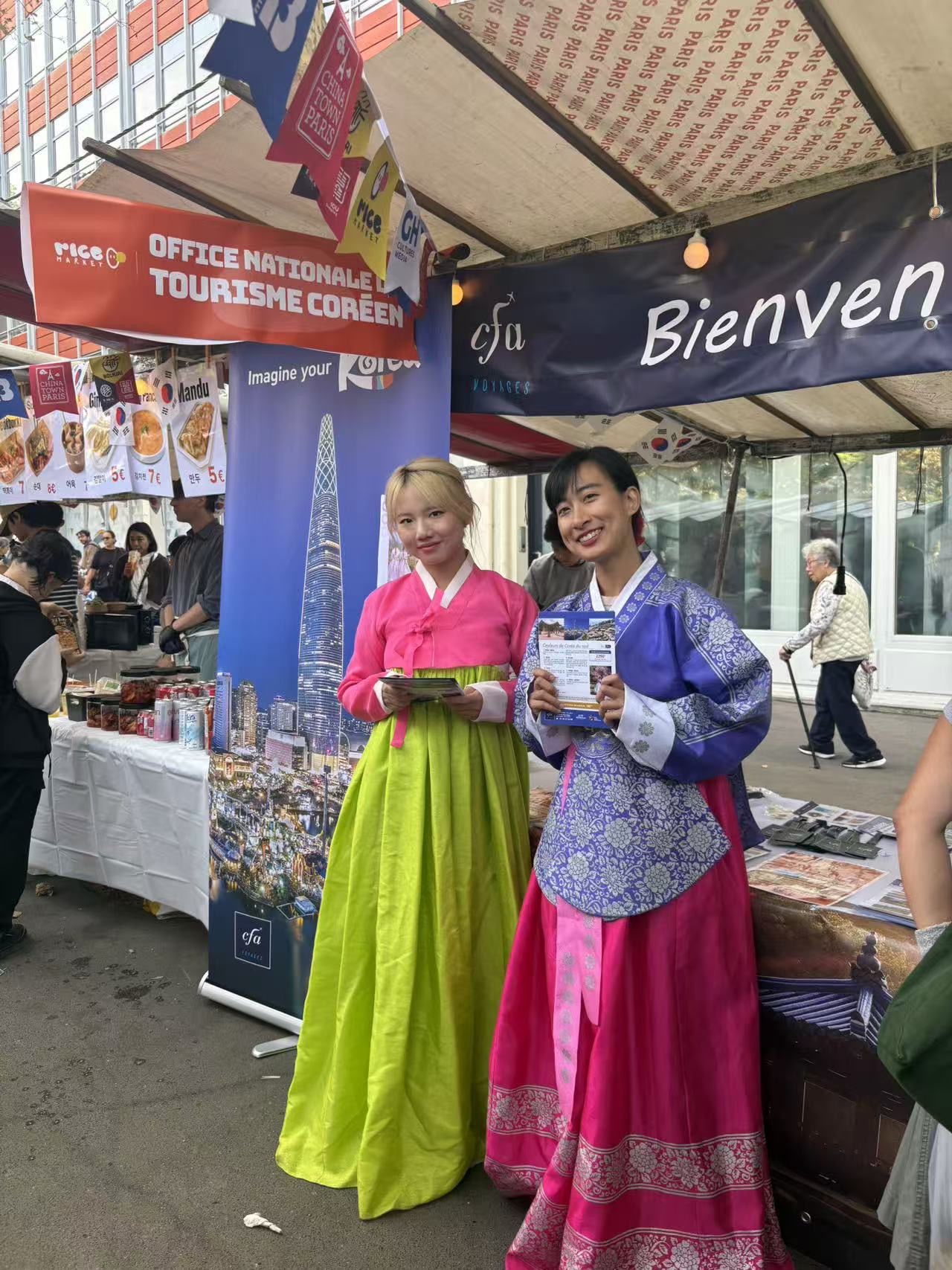 Stand CFA Voyages en Hanbok