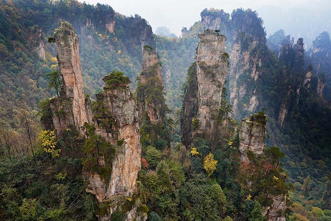 Province du Hunan, parc de Zhangjiajie, patrimoine mondial UNESCO