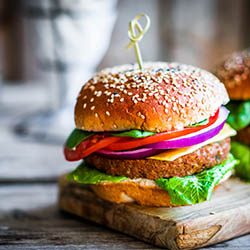 burger à la viande de dromadaire