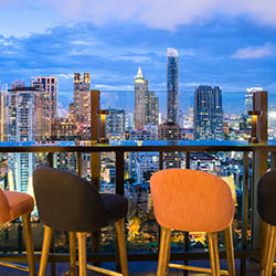 Skyline de la ville de Bangkok