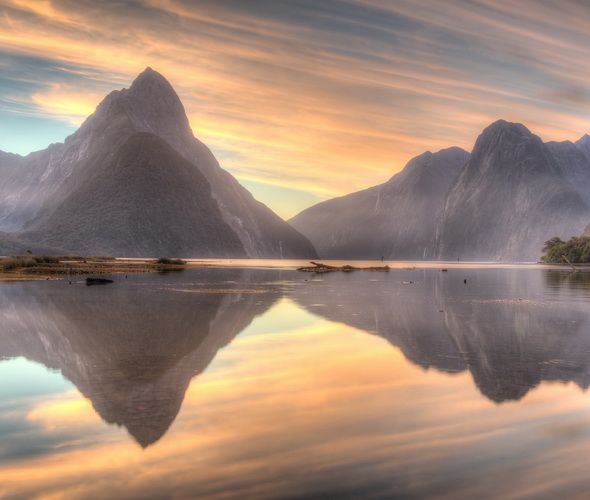 Glacier de Milford Sound, Fjordsland, Nouvelle-Zélande