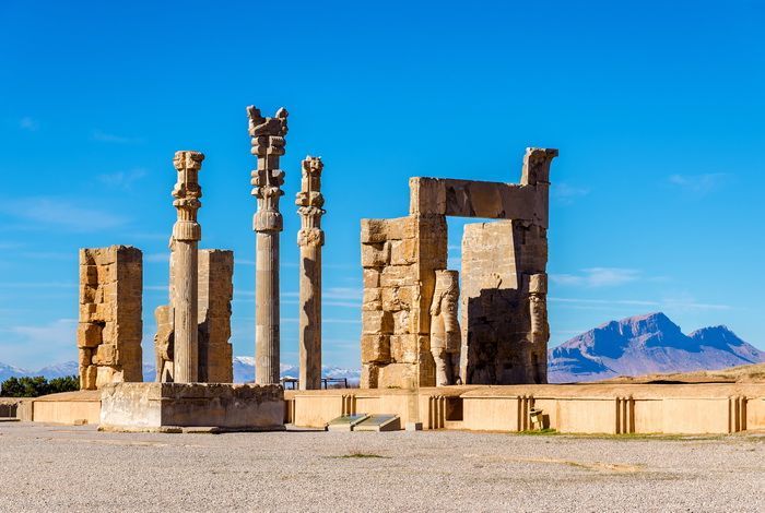 Porte de toutes les nations à Persépolis, Iran