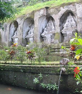 Gunung Kawi, un des temples du village