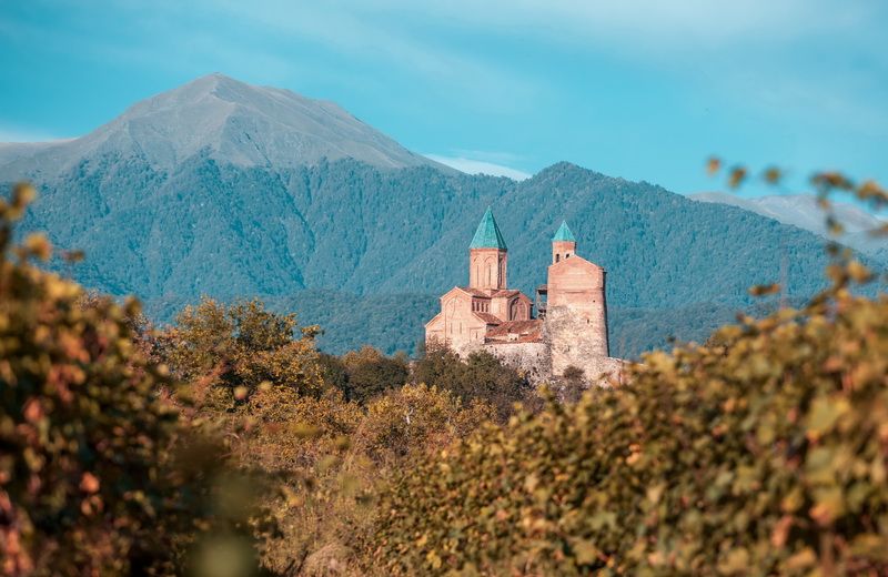 Au abords de la ville de Telavi en Kakhétie, Géorgie