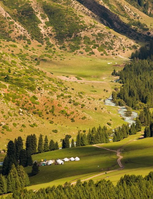 Vallée de Jeti Oguz au Kirghizistan