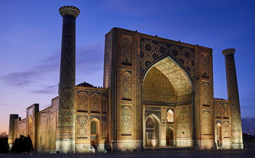 Place du Reghistan, Samarcande, Ouzbékistan