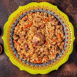 Plov, plat traditionnel ouzbèke