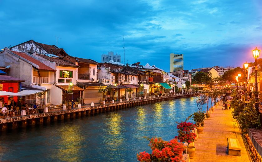 Ville de Malacca, site de l'UNESCO en Malaisie