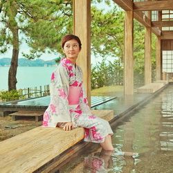 Wakura Onsen sur la baie de Nanao, péninsule de Noto, Japon