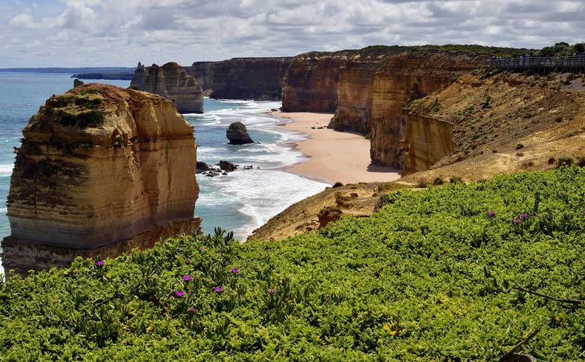 Vue du Parc Cambell et des 12 apôtres depuis Great Ocean Road, Australie