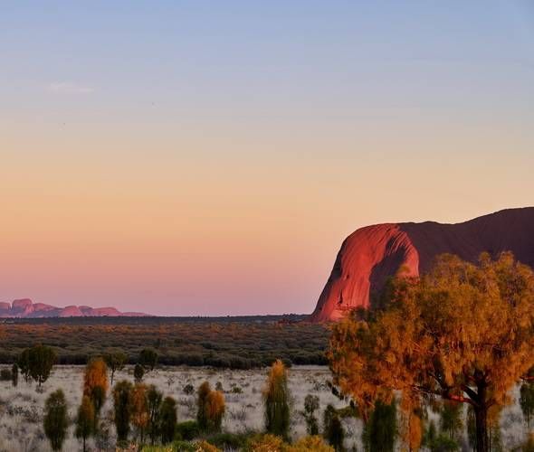 Uluru, rochers sacrés, Australie