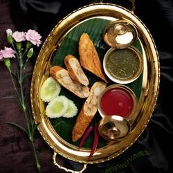 Plat traditionnel de l'omelette de crabe, Thaïlande