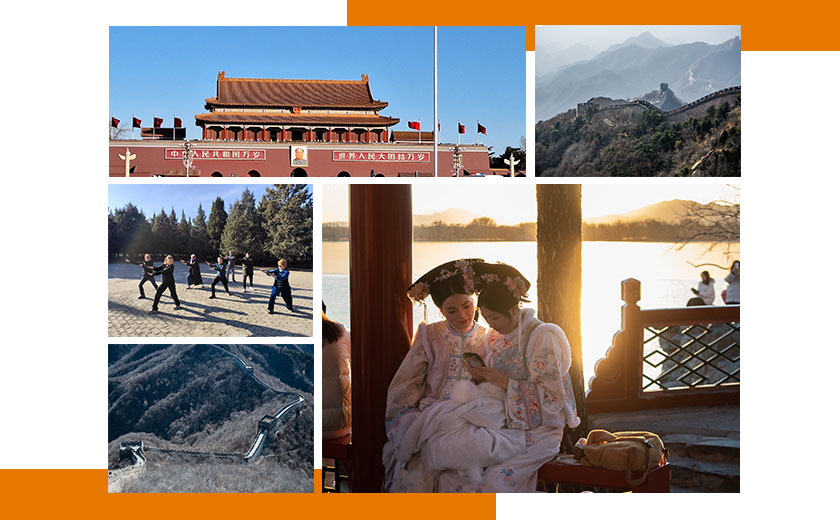 la ville de pekin et la grande muraille