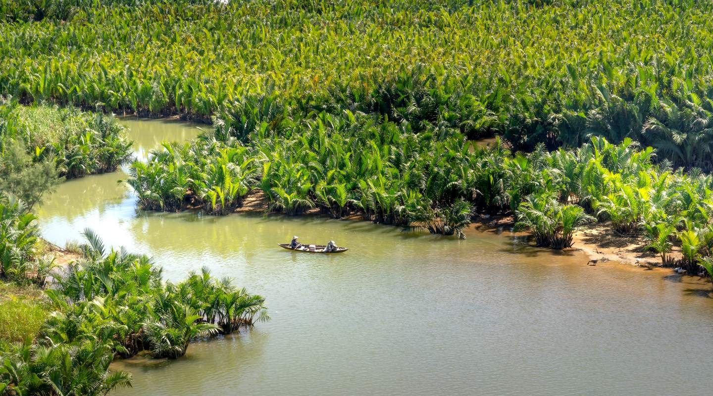 bateau dans le delta du Mekong