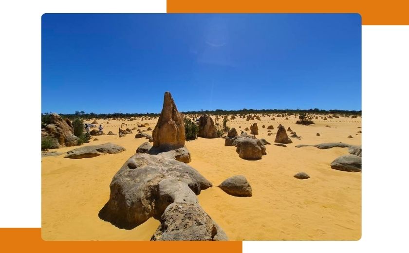 Desert des pinnacles en australie