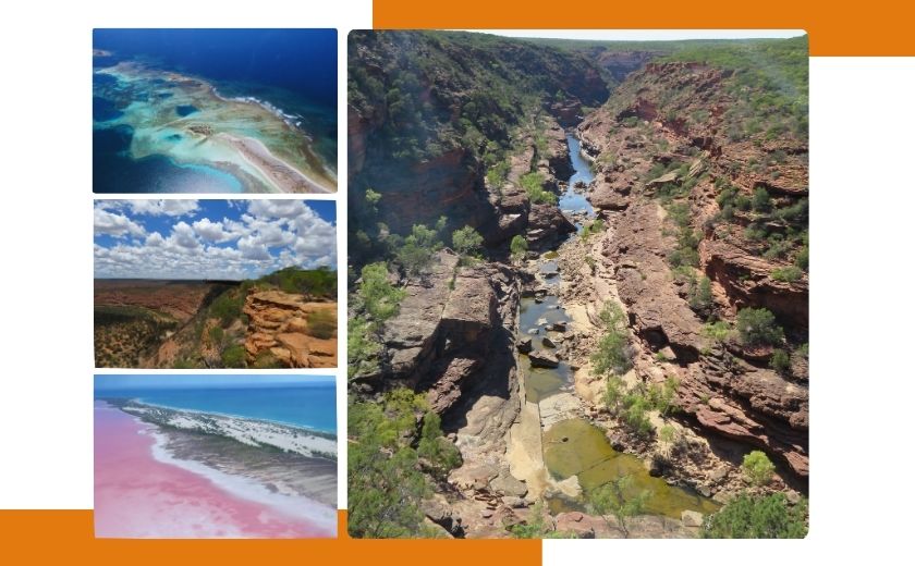 Survol panoramique en australie