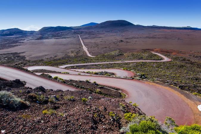 Piton de la Fournaise à l'Ile de La Réunion