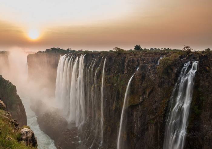 Les chutes Victoria en Afrique du Sud