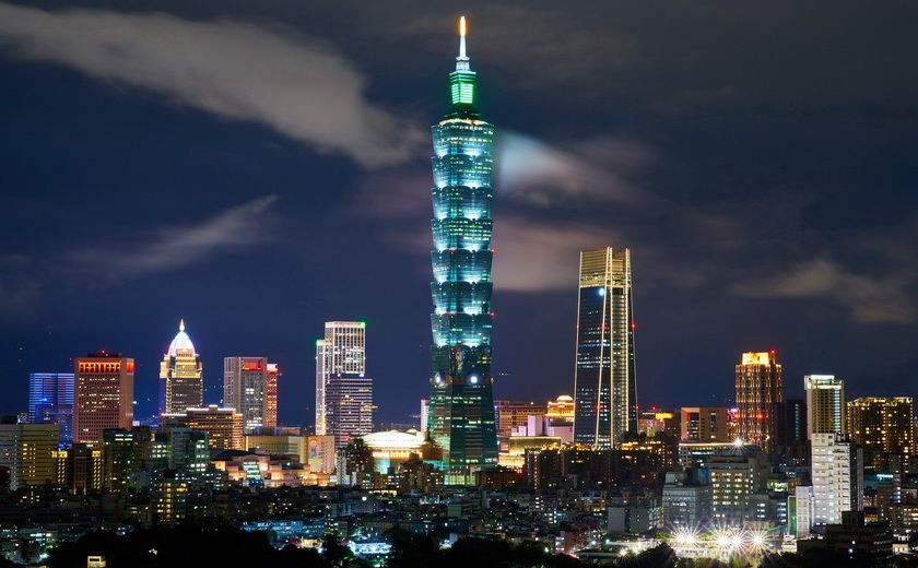 La tour 101 à Taïpei, Taïwan