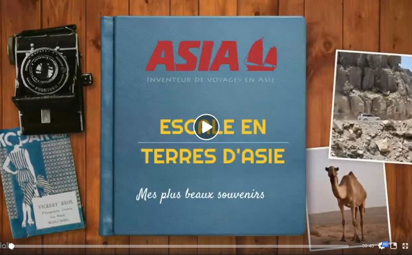 Escale en terres d'Asie avec Asia sur Facebook et Youtube